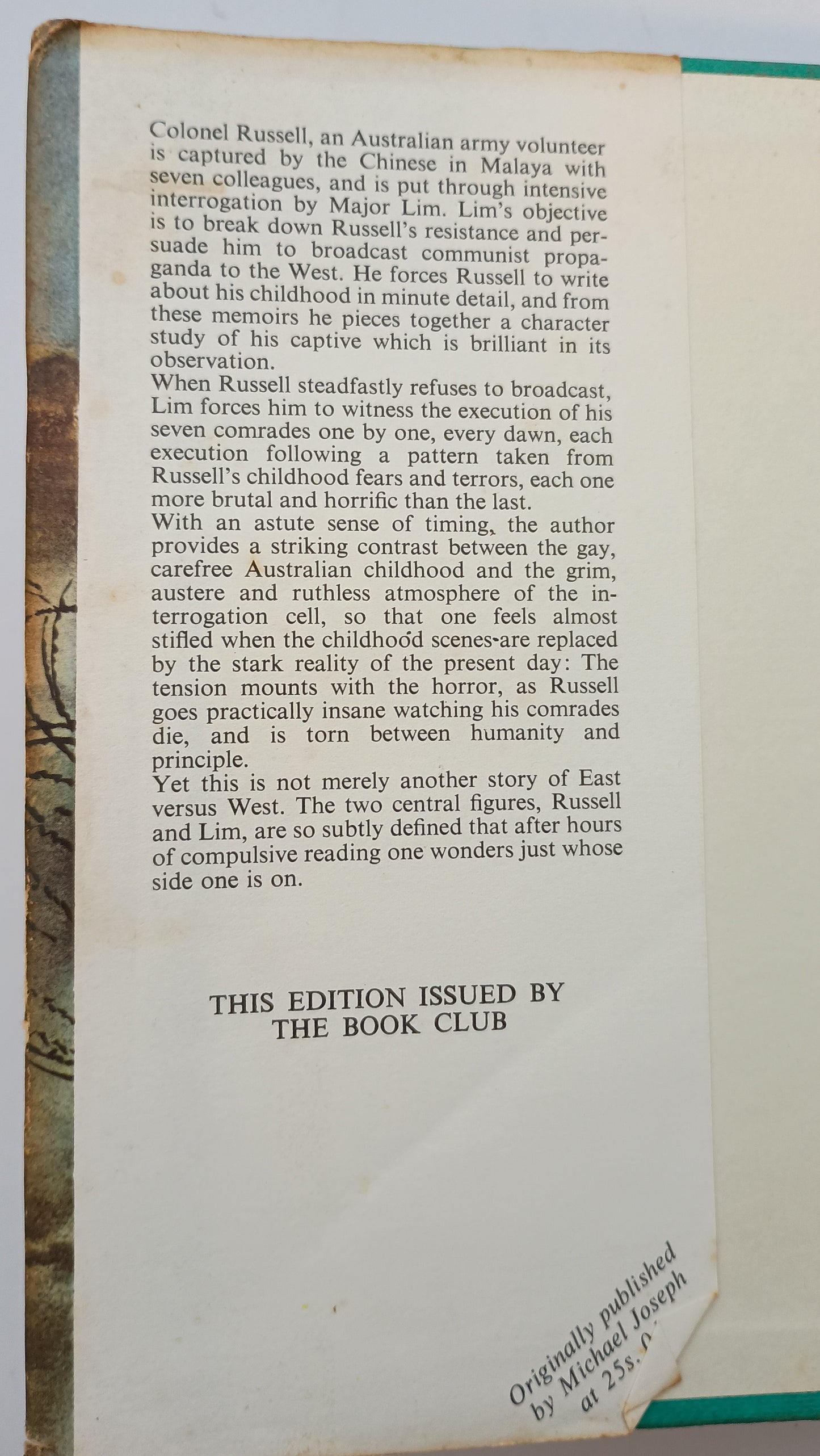 When the Enemy is Tired by Russell Braddon