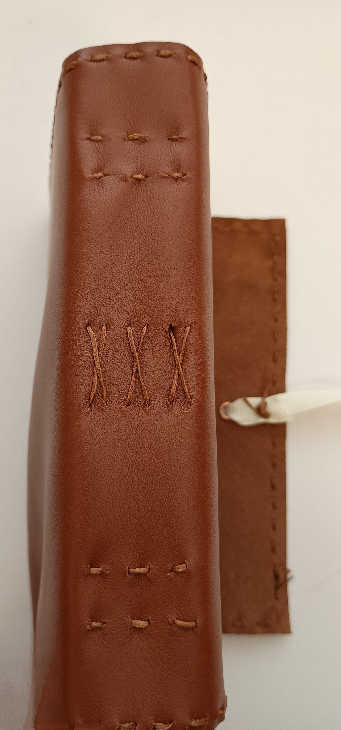 A6 leather notebook mushroom images 192 pages