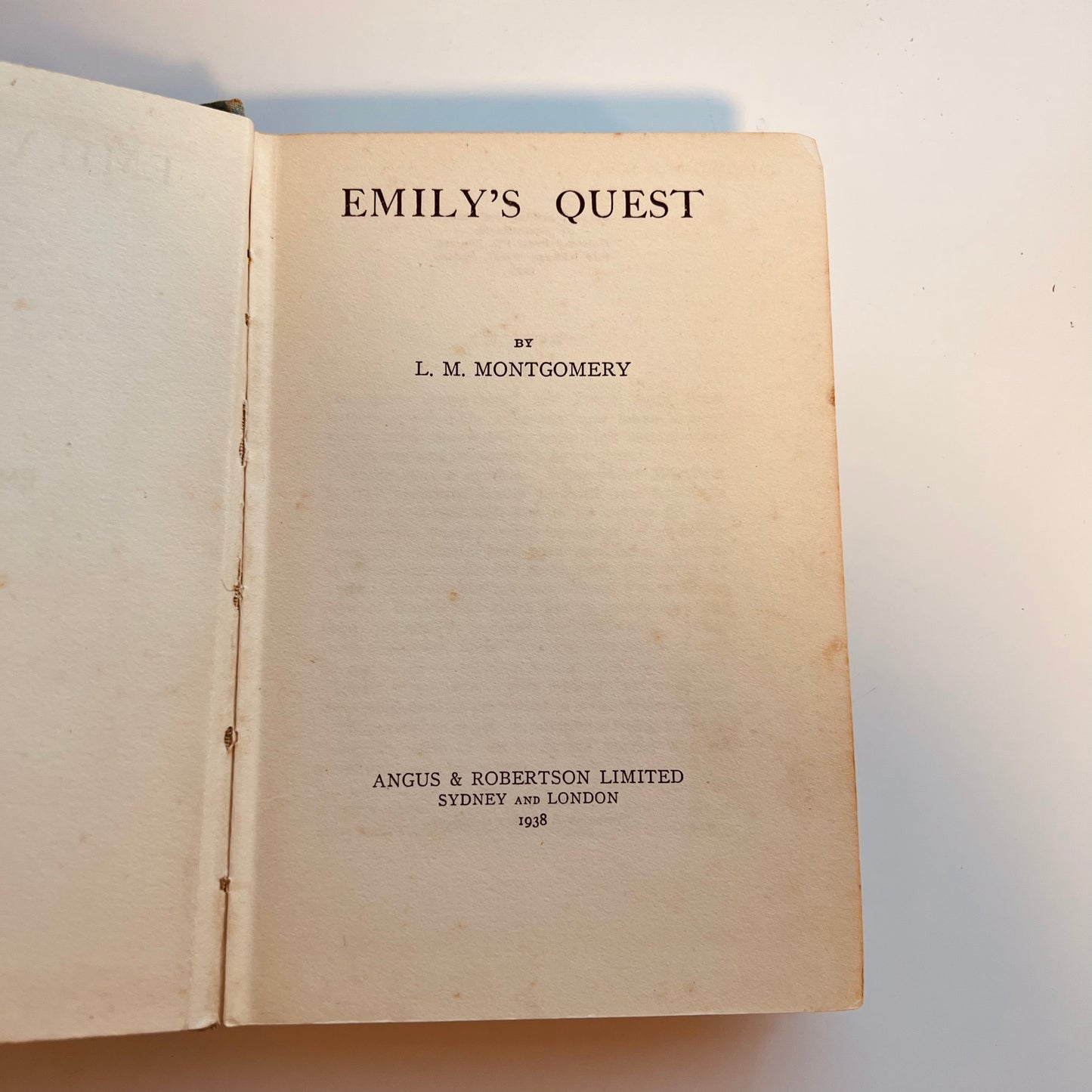 Emily's Quest by L M Montgomery