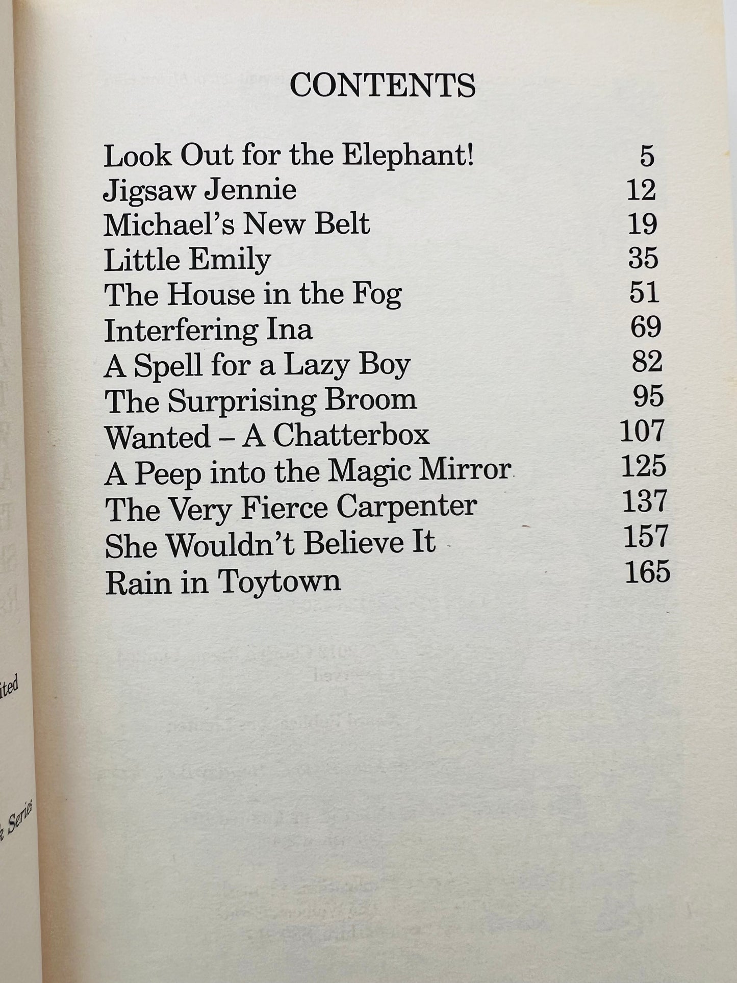 The Look Out for the Elephant and Other Stories by Enid Blyton