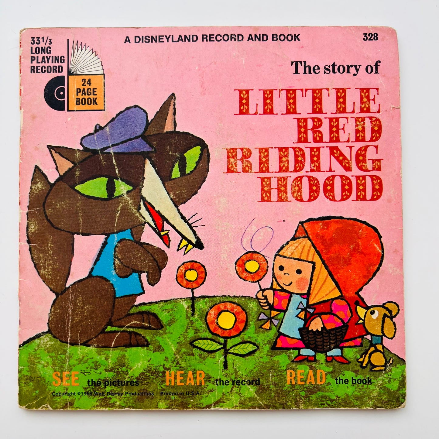 Little Red Riding Hood Book and Vinyl Record