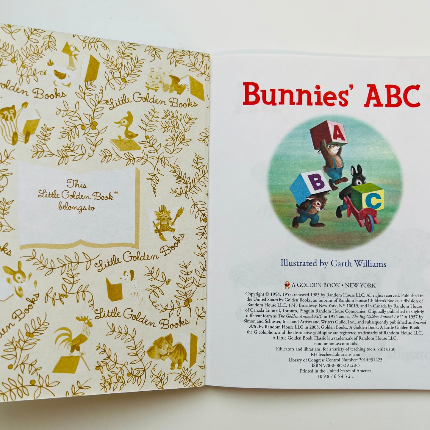 Bunnies' ABC by Garth Williams