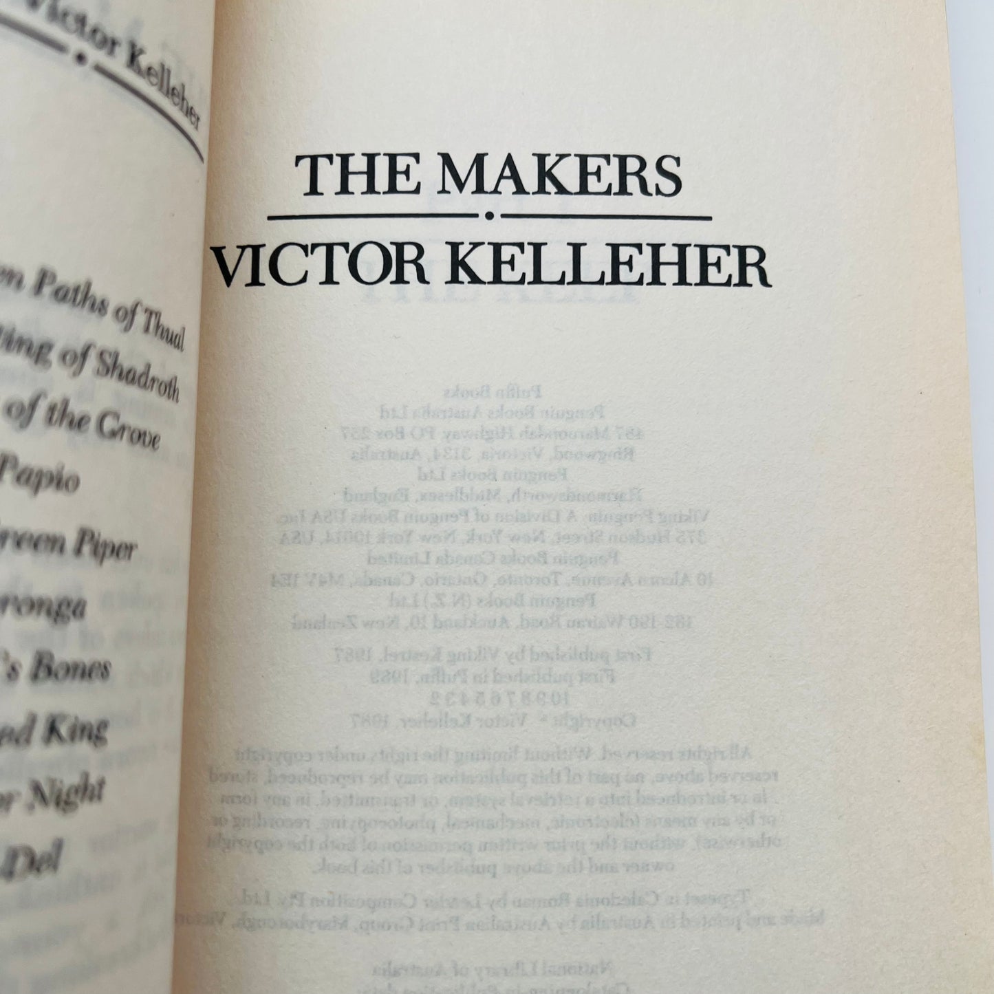 The Makers by Victor Kelleher