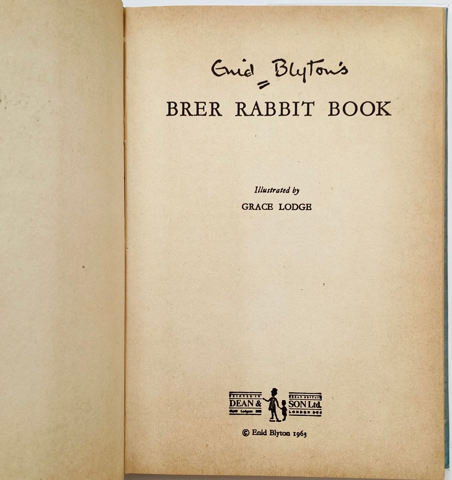 Brer Rabbit Book by Enid Blyton