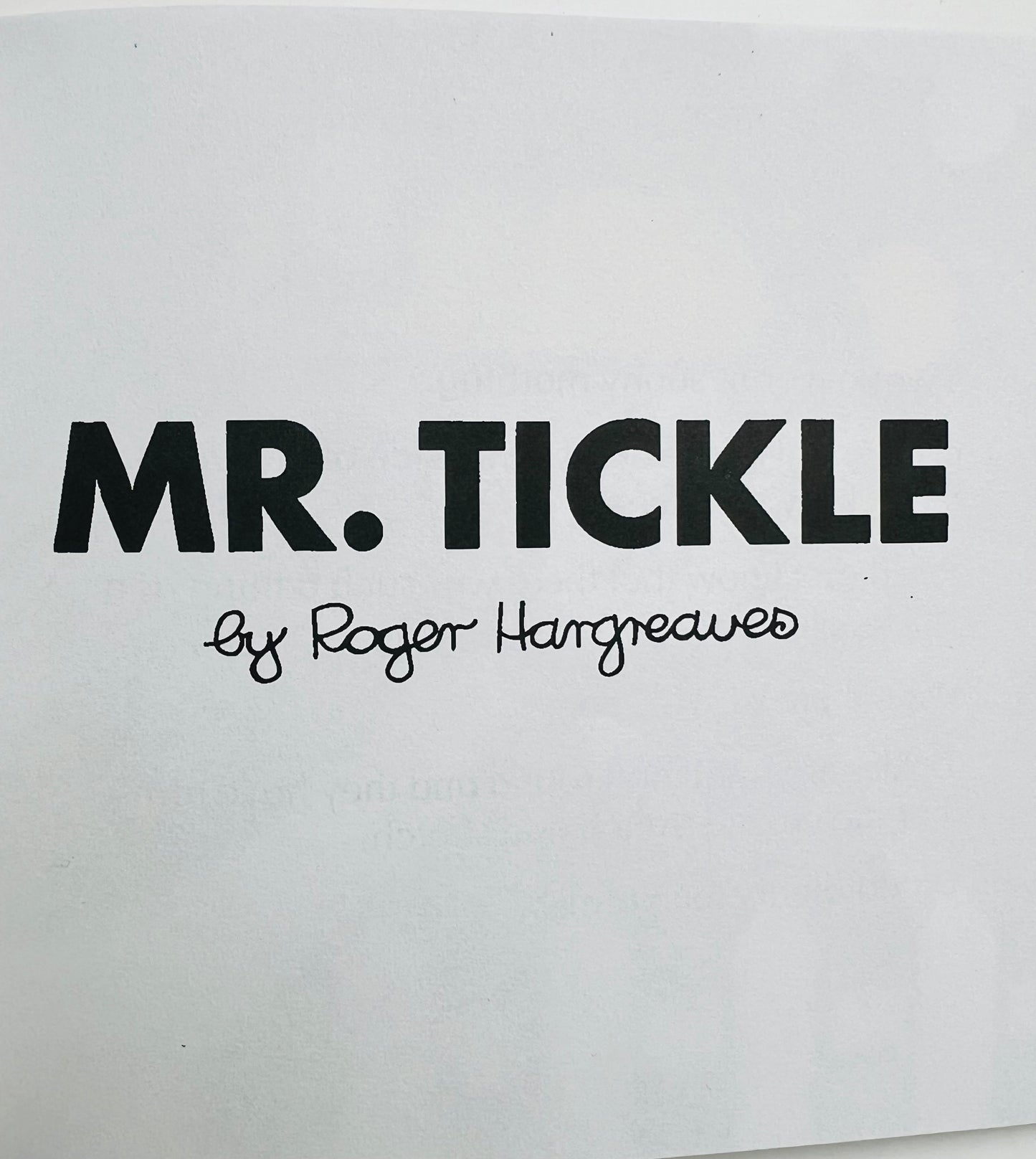 Mr Tickle by Roger Hargreaves