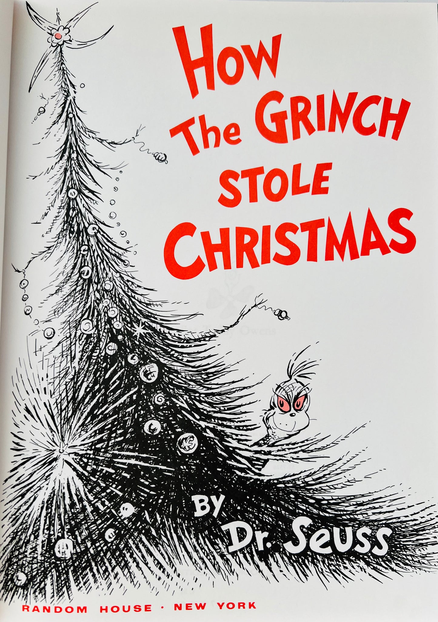 How the Grinch Stole Christmas! by Dr Seuss