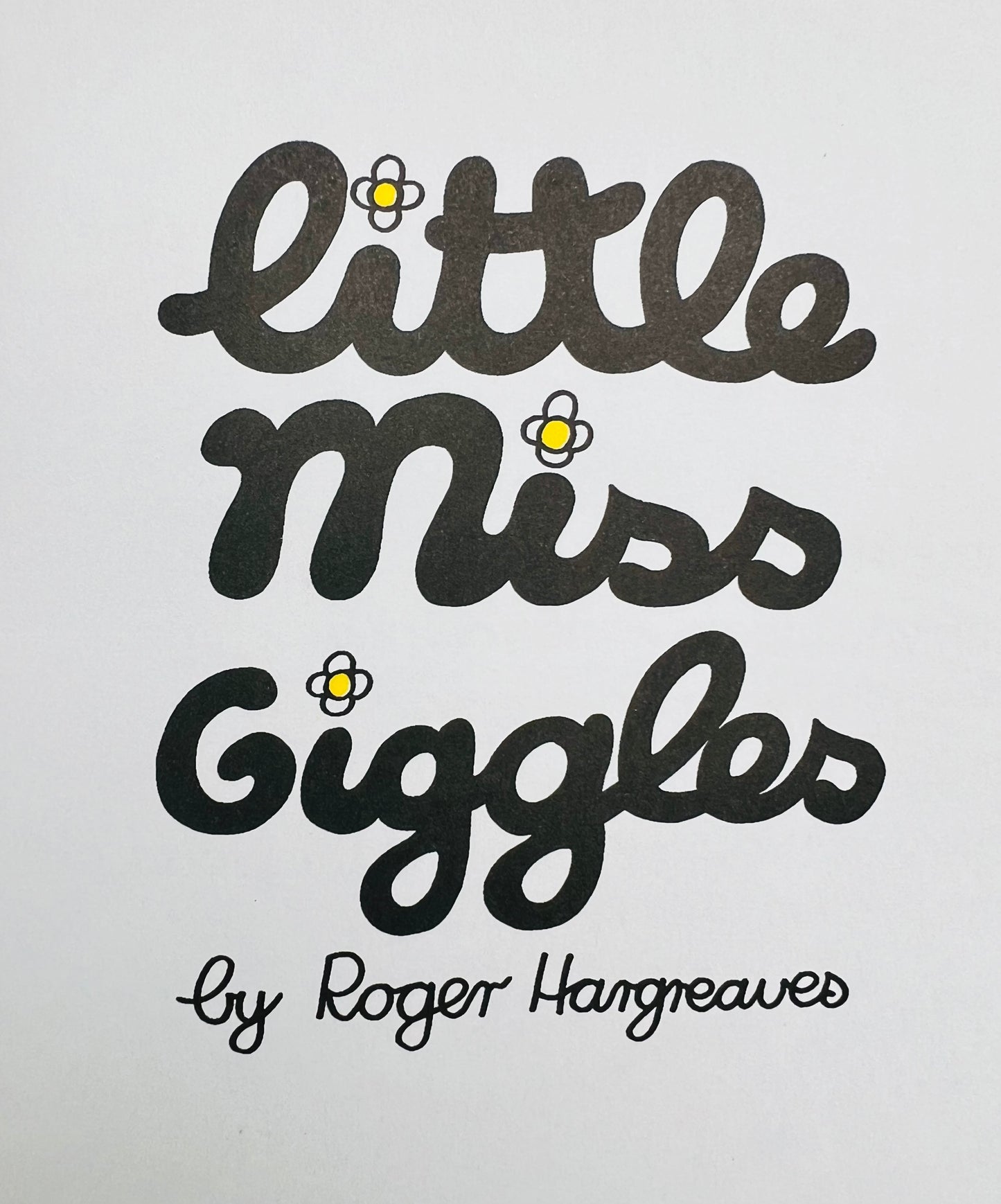 Little Miss Giggles by Roger Hargreaves