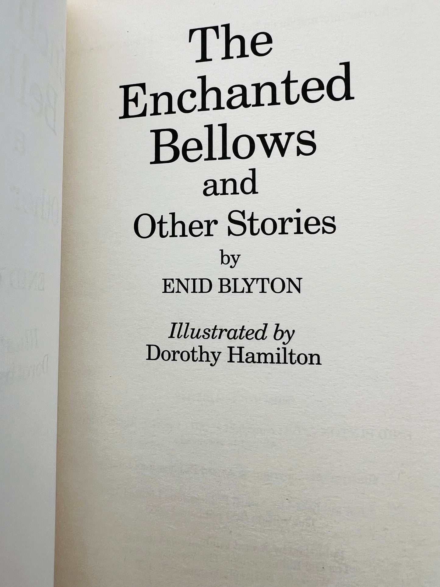 The Enchanted Bellows and Other Stories by Enid Blyton