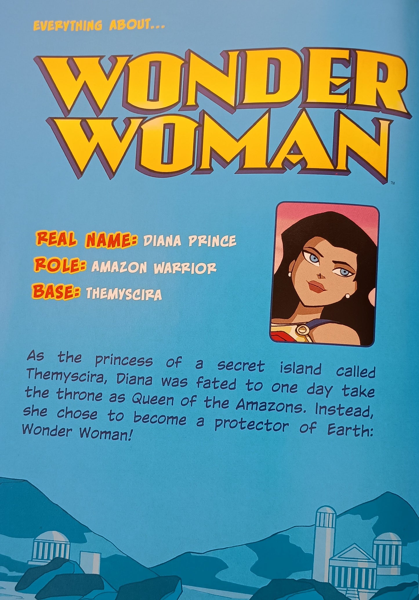 Wonder Woman, An Origin Story