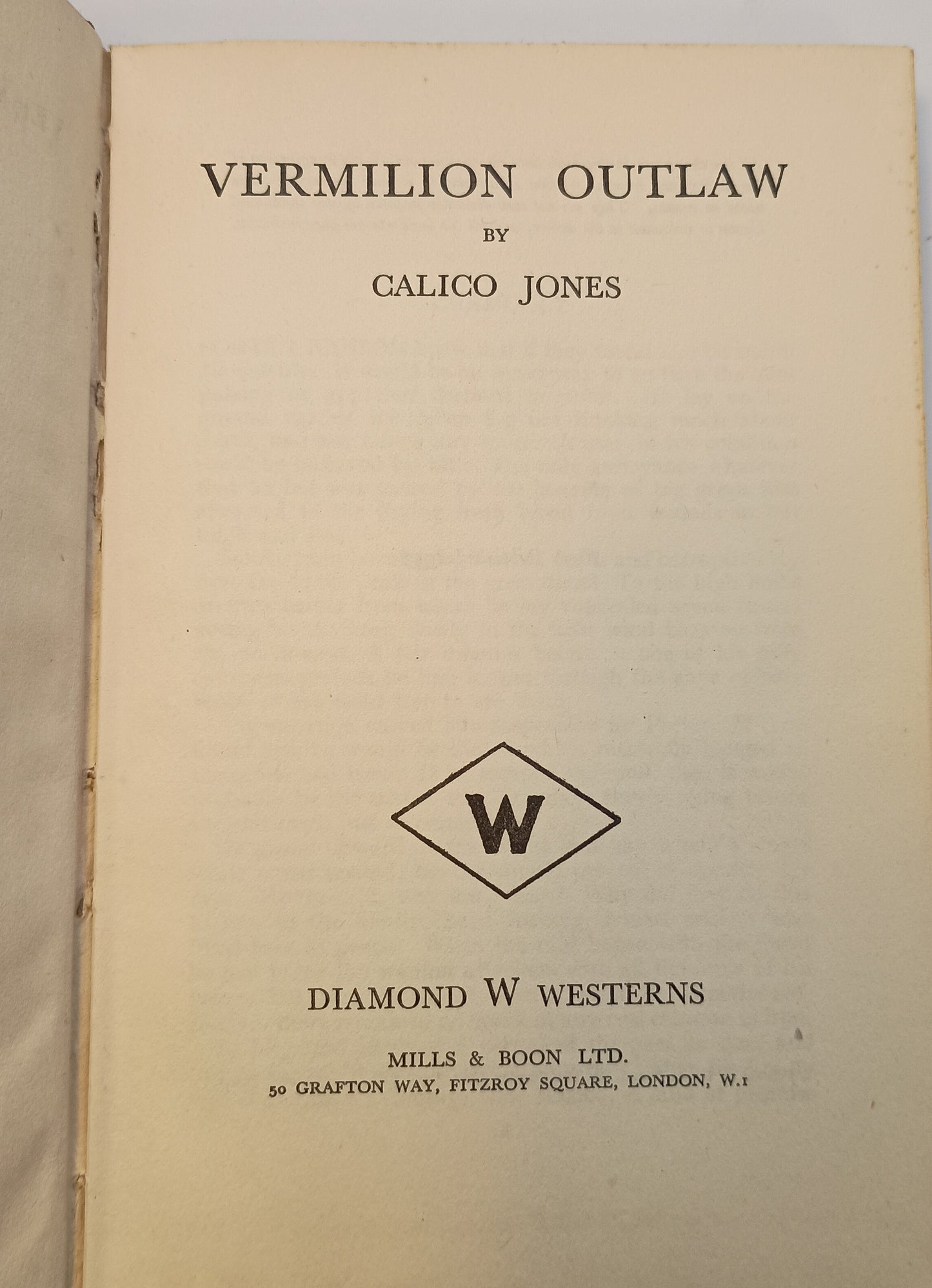 Vermillion Outlaw by Calico Jones