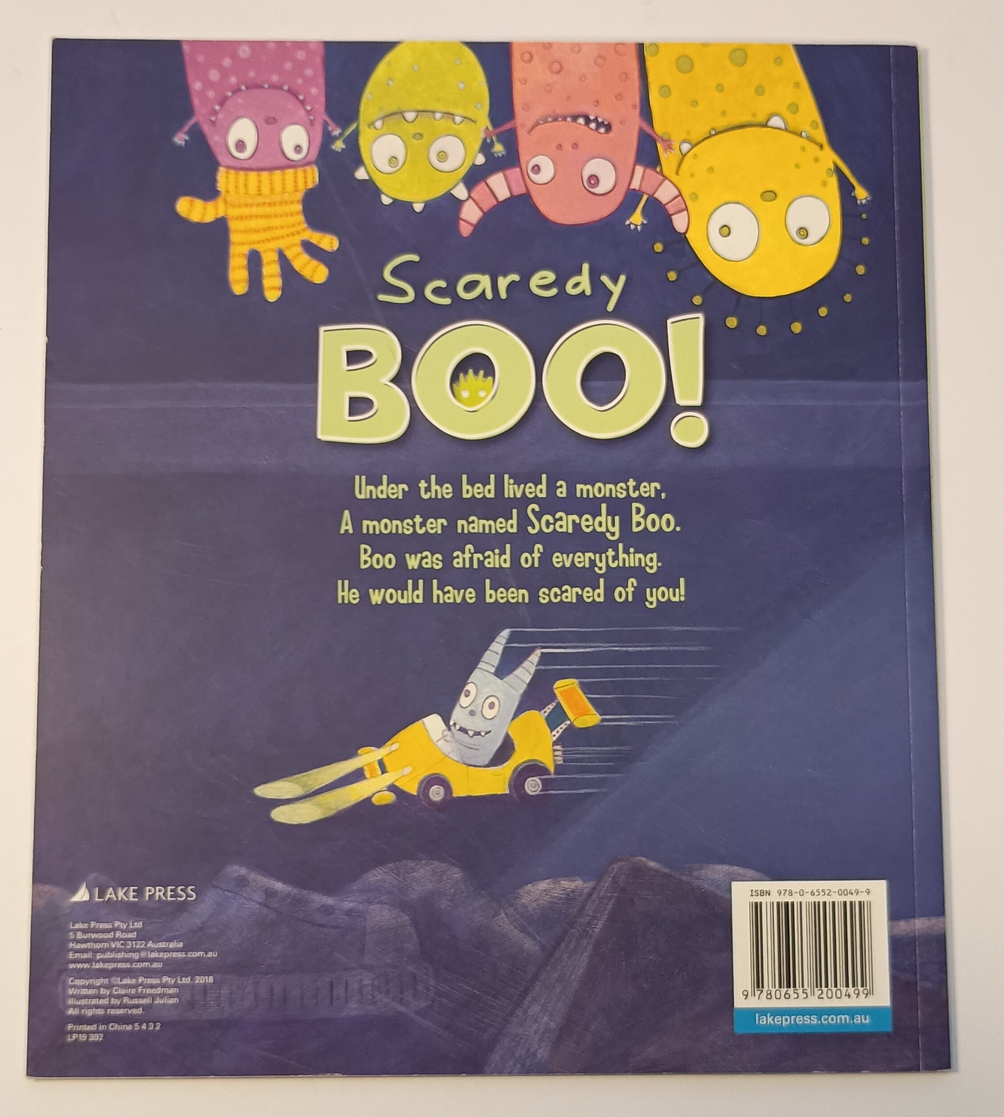 Scaredy Boo! by Claire Freedman and Russell Julian