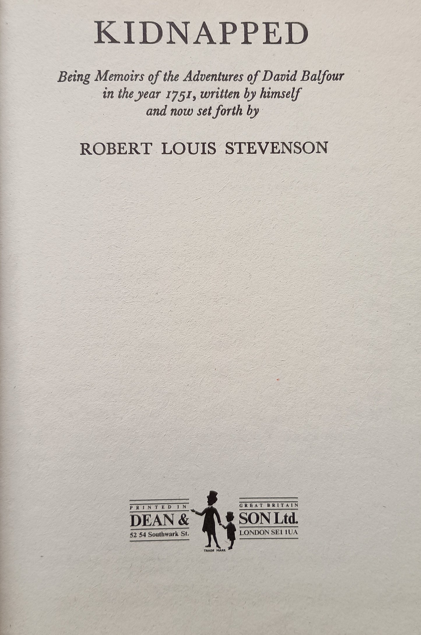 Kidnapped by Robert Louis Stevenson