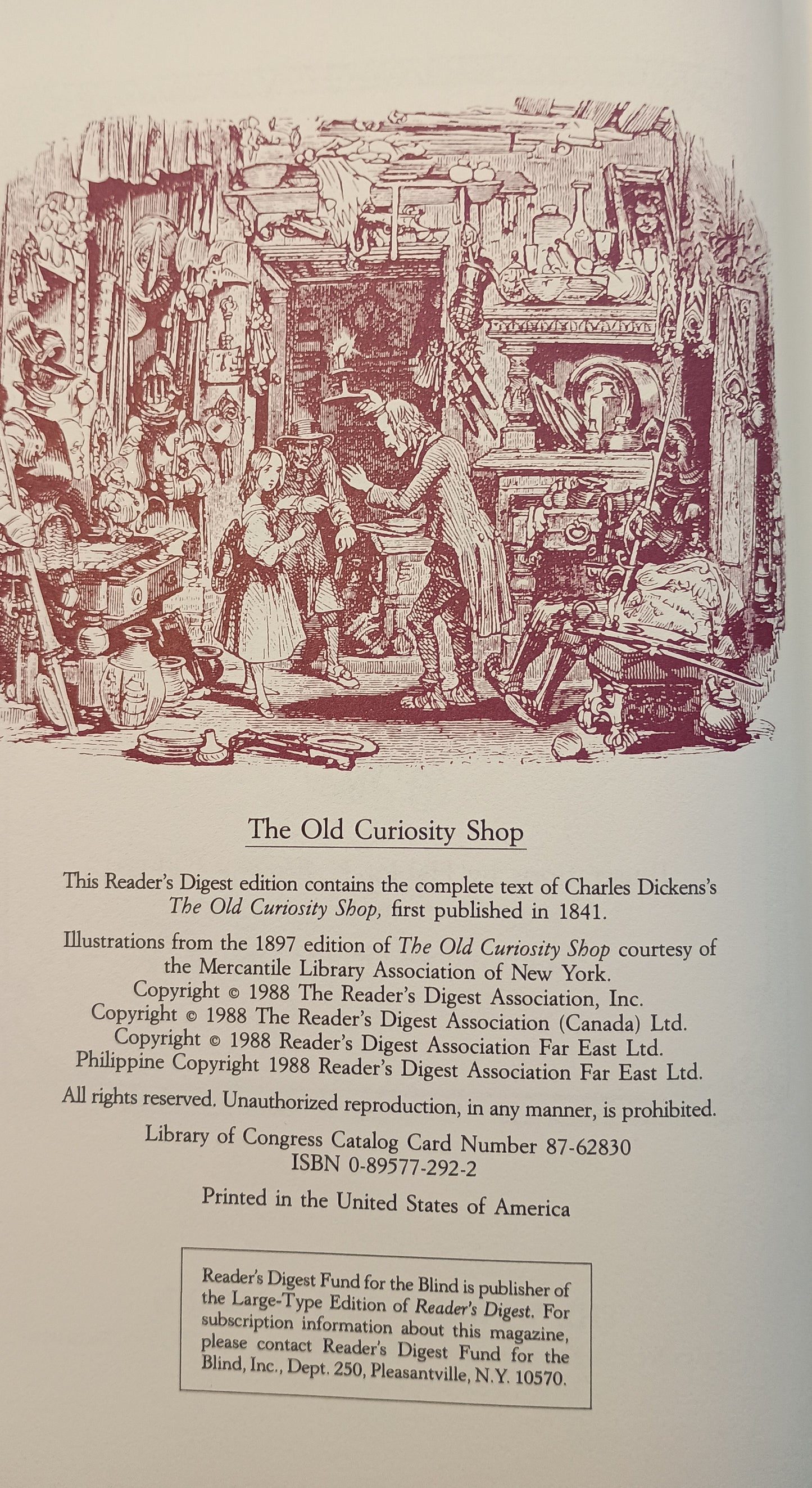 The Old Curiosity Shop by Charles Dickens